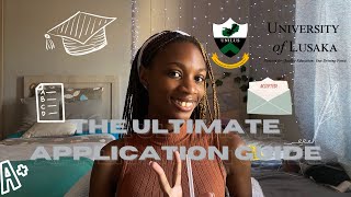 THE ULTIMATE UNI APPLICATION GUIDE How to get into UNILUS step by step chit chat  ITS MISO [upl. by Fraser]