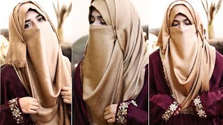 Everyday Niqab Style Without Inner Cap for Ramadan 2018 [upl. by Araihc63]