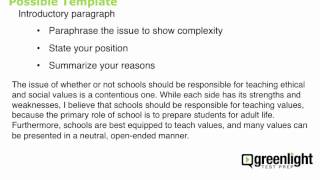 Analytical Writing  4  Writing the Issue Essay [upl. by Leelah]