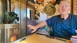 Cozy RV Living on 1200 a Month Social Security with a Marine Woodstove for Chilly Days [upl. by Nymassej]