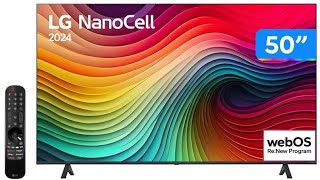 Smart TV 50quot 4K UHD LCD Led Nanocell LG Processador a5 Gear 7 [upl. by Camey]