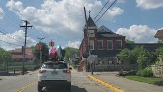 DRIVING THROUGH WAYNESVILLE OHIO SPRING 2024 [upl. by Orson996]