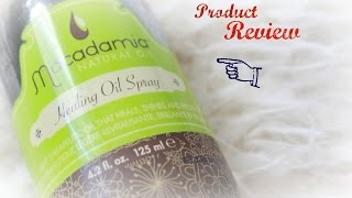 Product Review Macadamia Natural Healing Oil Spray [upl. by Lekym]