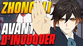 ZHONGLI AVANT DINVOQUER  Indispensable ou Surestimé   Genshin Impact [upl. by Amocat]