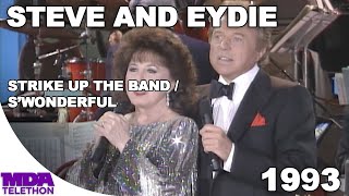 Steve and Eydie  Strike Up The Band amp SWonderful  1993  MDA Telethon [upl. by Epuladaug]