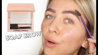 SOAP BROW  Makeup Revolution  Testing out Instagram trend  Review [upl. by Teodoor]