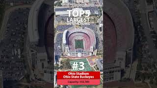 Top 5 Largest US Stadiums [upl. by Jordon463]