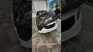 Forged carbon fiber hood wrap carbonforged forgedcarbon carbonfiber customwraps auto wraplife [upl. by Adnohr]