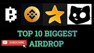 top 10 biggest AirDrop upcoming AirDrop project telegram mini app new AirDrop mini app game [upl. by Ailedua]