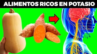 15 alimentos ricos en potasio para tu SISTEMA NERVIOSO Y PREVENIR OSTEOPOROSIS aparte del plátano [upl. by Woodruff53]