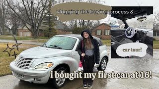 buying my first car at 16 vlog amp car tour 🔑 [upl. by Eibrad173]