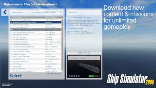 Ship Simulator 2008  AddOn  New Horizonts HQ [upl. by Dot]