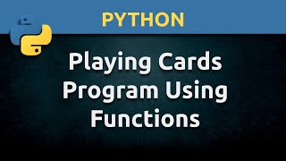 Python Simple Playing Cards Program [upl. by Malinde]