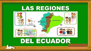 ✨REGIONES DEL ECUADOR ✨ EXPLICACIÓN PARA NIÑOS ✨·RECURSOSEDUCATIVOS ·VIDEOSEDUCATIVOS [upl. by Lamrej]