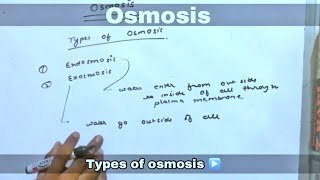 Osmosis in hindi  biology ll [upl. by Savill899]