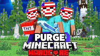 100 Players Simulate a FANTASY PURGE in Minecraft [upl. by Aisenat]