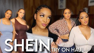 SHEIN HAUL  13 ITEMS  SKIMS DUPES  TOPS  JEANS  MORE  CAYLA GAMBRELLE [upl. by Acnaib]