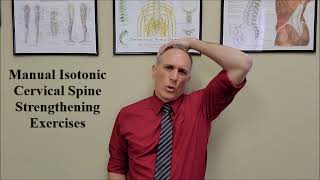 Manual Isotonic Cervical Spine Strengthening Exercises [upl. by Cohbert]