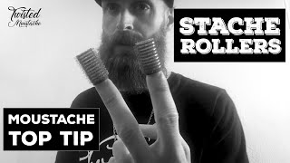 The Secret To Awesome Moustache Curls using Stache Rollers and Top Moustache Curling Tips [upl. by Sigismondo]