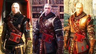 THE WITCHER 2  All Armor from Leather Jacket to Vran Armor [upl. by Sharyl]