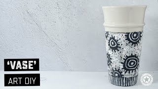 Vase  ART DIY  Bloknote Art TV [upl. by Nnaael]