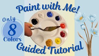 Paint with Me 🎨  Guided Tutorial  Sunset Fisherman [upl. by Robinette]