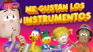 Me gustan los instrumentos ❤ 🎸🎹🎺  Biper y sus Amigos 🎈✨ [upl. by Irallih]