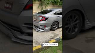 Honda Civic Modified Low Ground Clearance Issue 😂😜 [upl. by Eelyrag]