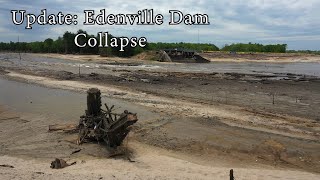 Update Edenville Dam Collapse Wixom Lake Flood 2020  Aerial [upl. by Rossner]