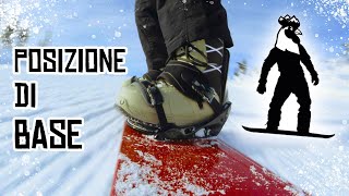 Lezione di snowboard 1 Posizione di base [upl. by Giliana316]