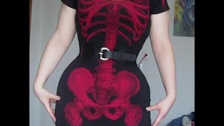 Underbust Corset  Kreepsville666 Skeleton Dress [upl. by Postman]