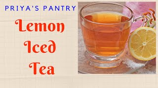 எலுமிச்சை ice தேநீர் செய்வது எப்படி Lemon Iced Tea Recipe  Healthy Juice Recipe [upl. by Suiratnod602]