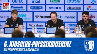 6 KidsClubPressekonferenz mit Philipp Hercher amp Abu ElZein [upl. by Oratnek641]