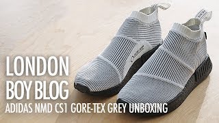 Adidas NMD CS1 GoreTex Grey Unboxing [upl. by Win361]