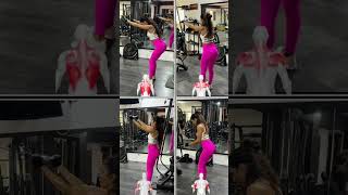 Or back and arms exercise that you can do on the high cable save the video and try this exercise [upl. by Olecram]