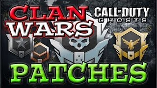 COD Ghosts  quotHow To Get EVERY PATCH In CLAN WARSquot Call Of Duty Ghosts quotClan Wars Achievementsquot [upl. by Zared]