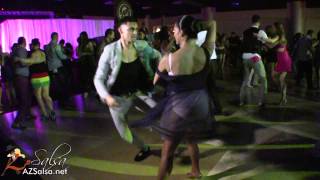 Liz Lira amp Nery Garcia social dancing  SFO Salsa Congress 2013 [upl. by Zipnick]