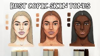 BEST COPIC SKIN TONES 👩🏼👩🏽👩🏿 [upl. by Acacia]