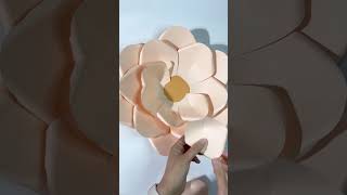 DIY Large paper rose paperflowers paperflower largepaperflowers paperflowerbackdrop [upl. by Eilrahs]