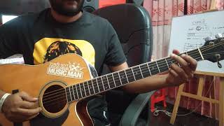 Uthshober Uthsahe  Artcell  Guitar Lesson  Md Shajid [upl. by Westland]