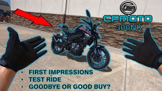 CFMOTO 300NK  TEST RIDEREVIEW  CFMOTO USA  BEST NAKED BEGINNER BIKE 2024  CFMOTO 300NK 2024 [upl. by Zanahs]