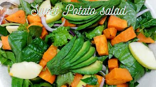 Roasted Sweet potato salad with perfect dressing How to make sweet Potato Salad [upl. by Orms516]