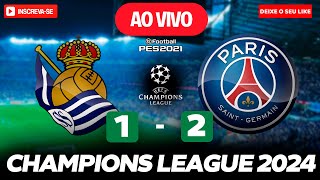 PSG VENCE E AVANÃ‡A A PROXIMA FASE  JOGO DE HOJE  ASSISTA AGORA AO VIVO NO PES 21 [upl. by Tymes222]