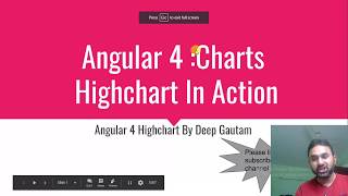 How to use highcharts in Angular 4 [upl. by Melly]