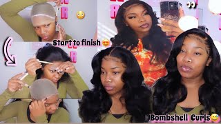 START TO FINISH WIG INSTALL😍 Easy  13x4 24inch Straight unit Ft Eullair Hair 💕 [upl. by Natanoy]