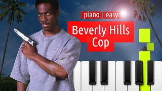 Axel F  Crazy Frog  Beverly Hills Cop Theme Piano Tutorial Synthesia [upl. by Annie]