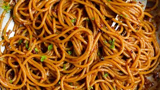 Spicy Spaghetti Pasta Recipe Easy and Delicious Meal [upl. by Acnairb]