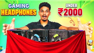 Top 5 Best wired Headphones Under 2000 Rs🔥Best Gaming Headsets in India 2024 [upl. by Vahe]