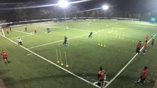 Fussballtraining Warm up mit Verschiebebewegung [upl. by Atilek]