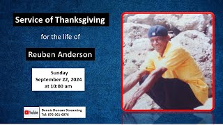 Service of Thanksgiving for the Life of Reuben Anderson [upl. by Ellered]